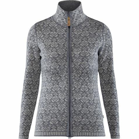 Fjallraven Women Snow Flake Sweater Grey PH242822 Philippines